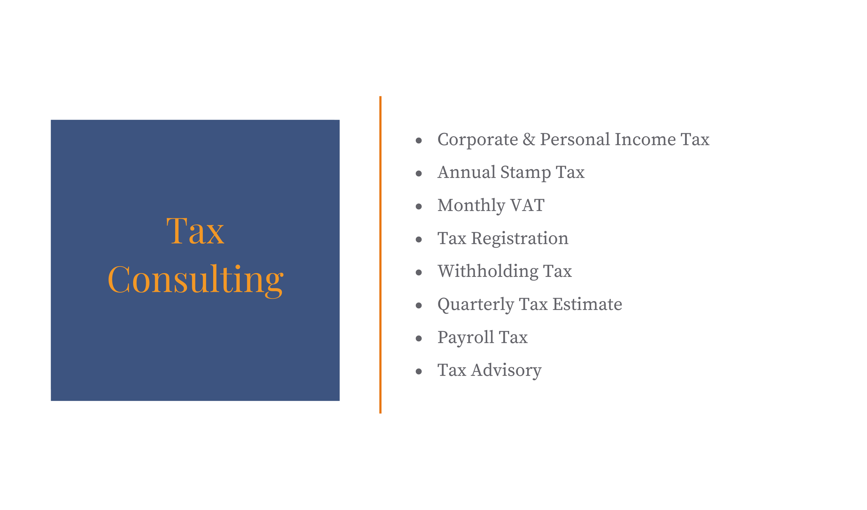 Tax consulting